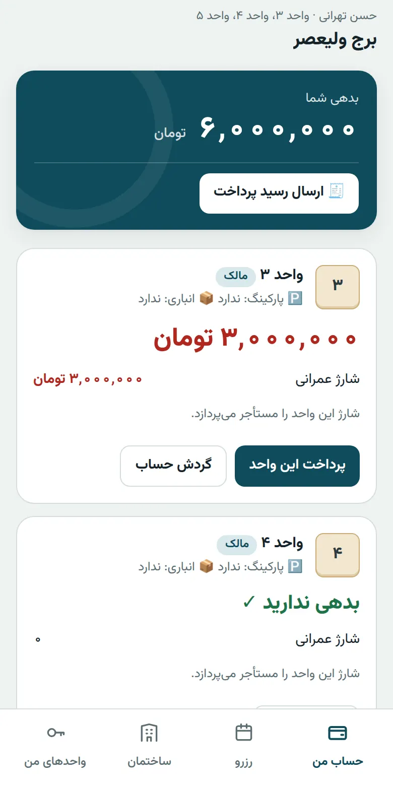 حساب ساکن در مینیاپ